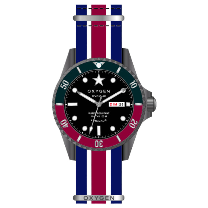 Oxygen EX-DV-FLA-41-NAREIV Flag 41 Watch