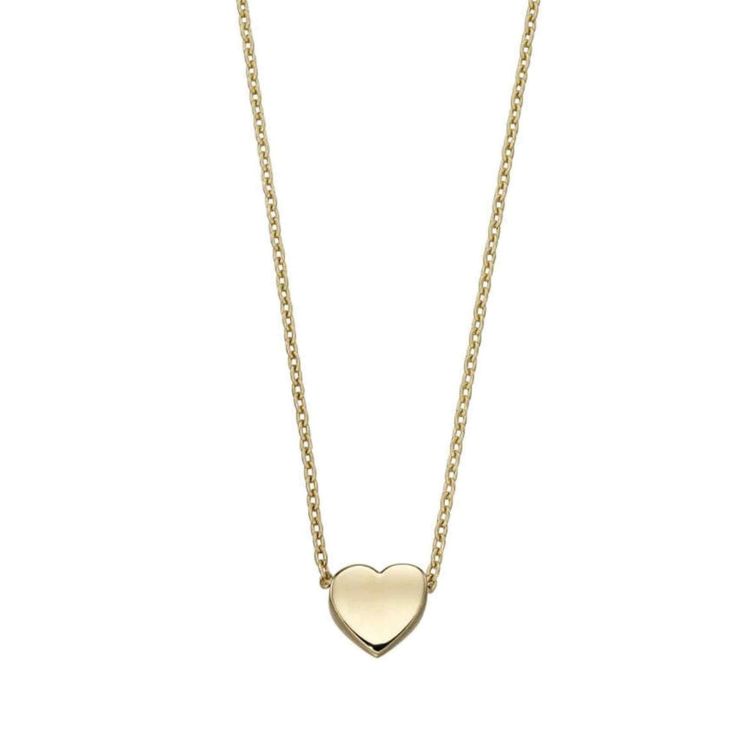 Elements Gold GN309 Small Heart Necklace - H S Johnson