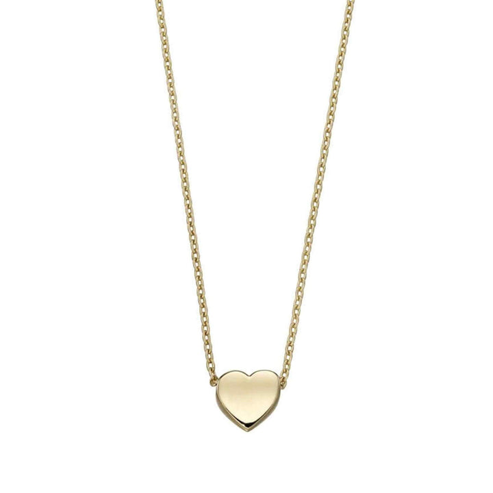Elements Gold GN309 Small Heart Necklace - H S Johnson