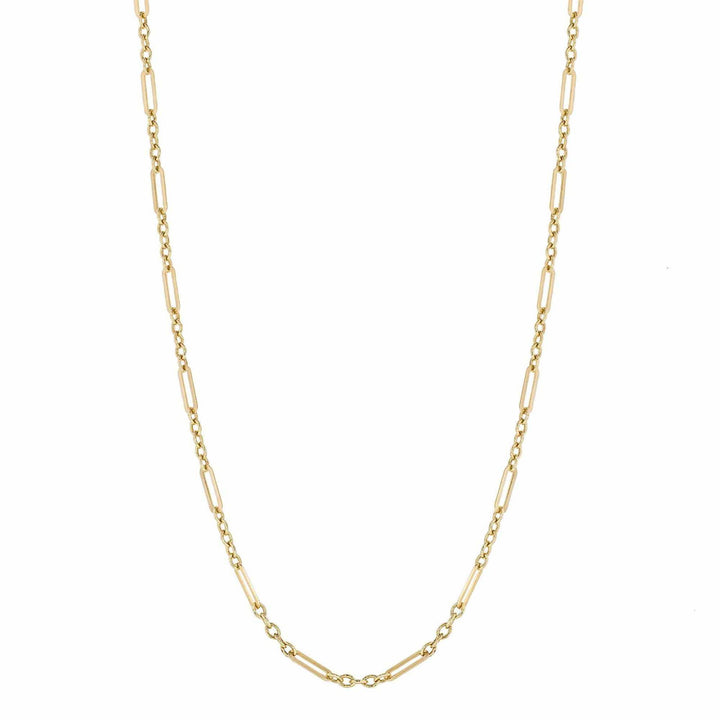 Elements Gold GN366 Mixed Length Link Chain Necklace - H S Johnson