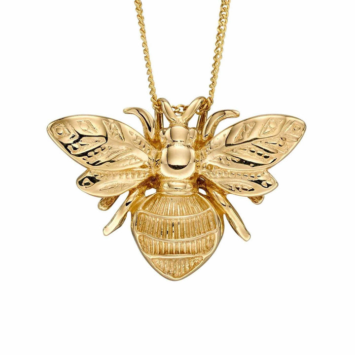 Elements Gold GP2151 Detailed Bee Pendant Only - H S Johnson
