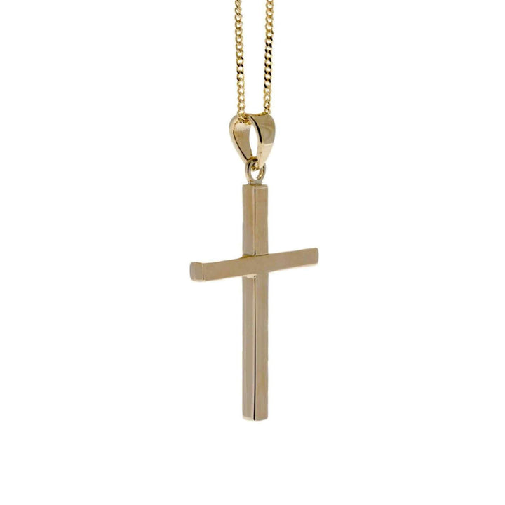 Elements Gold GP942 Large Cross Pendant Only - H S Johnson