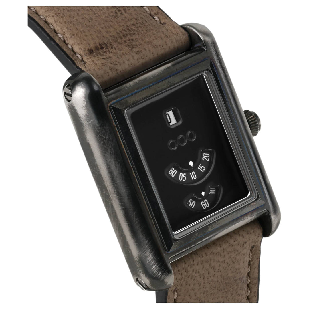 Out Of Order F20BLK.OOO Forma Venti Ultra-Distressed Jumphour Automatic Watch
