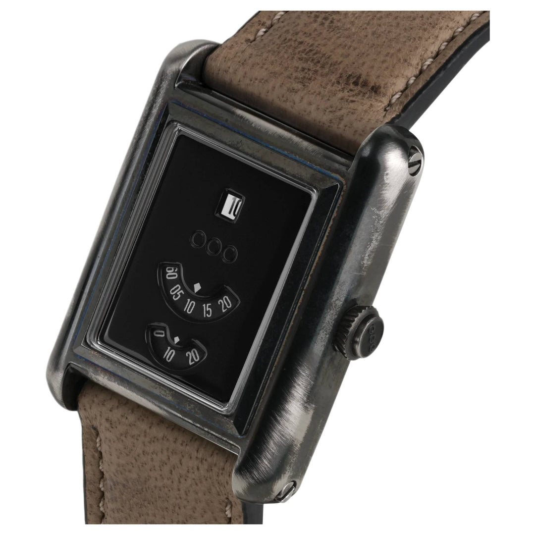 Out Of Order F20BLK.OOO Forma Venti Ultra-Distressed Jumphour Automatic Watch