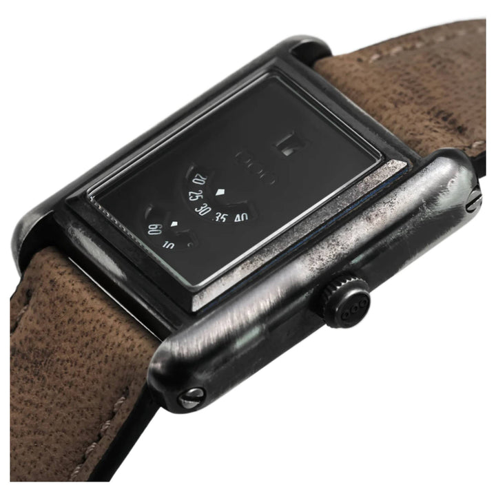 Out Of Order F20BLK.OOO Forma Venti Ultra-Distressed Jumphour Automatic Watch