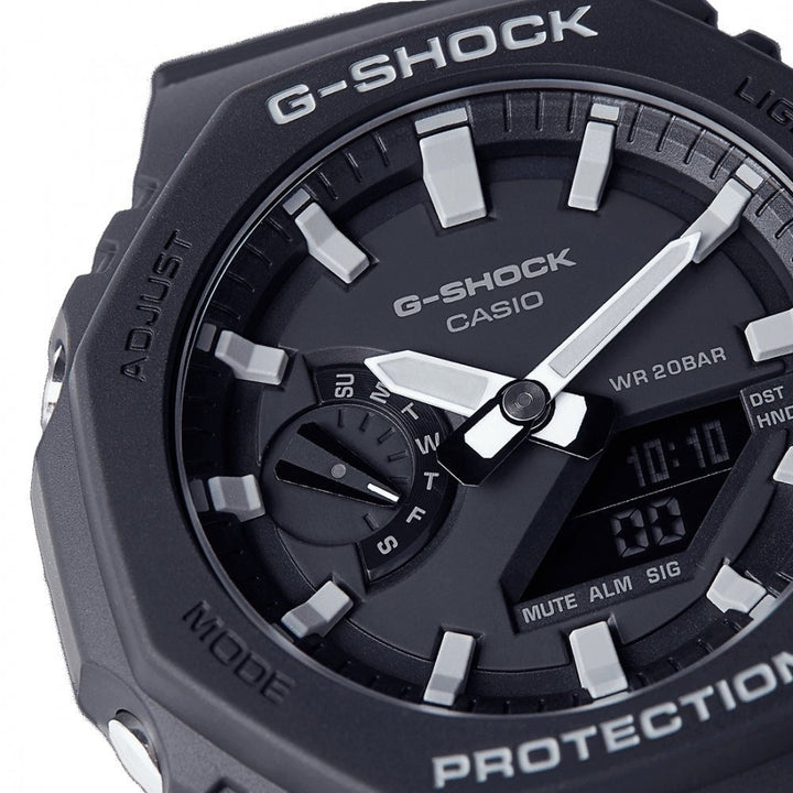 G-Shock GA-2100-1AER Octagon Series Wristwatch - H S Johnson