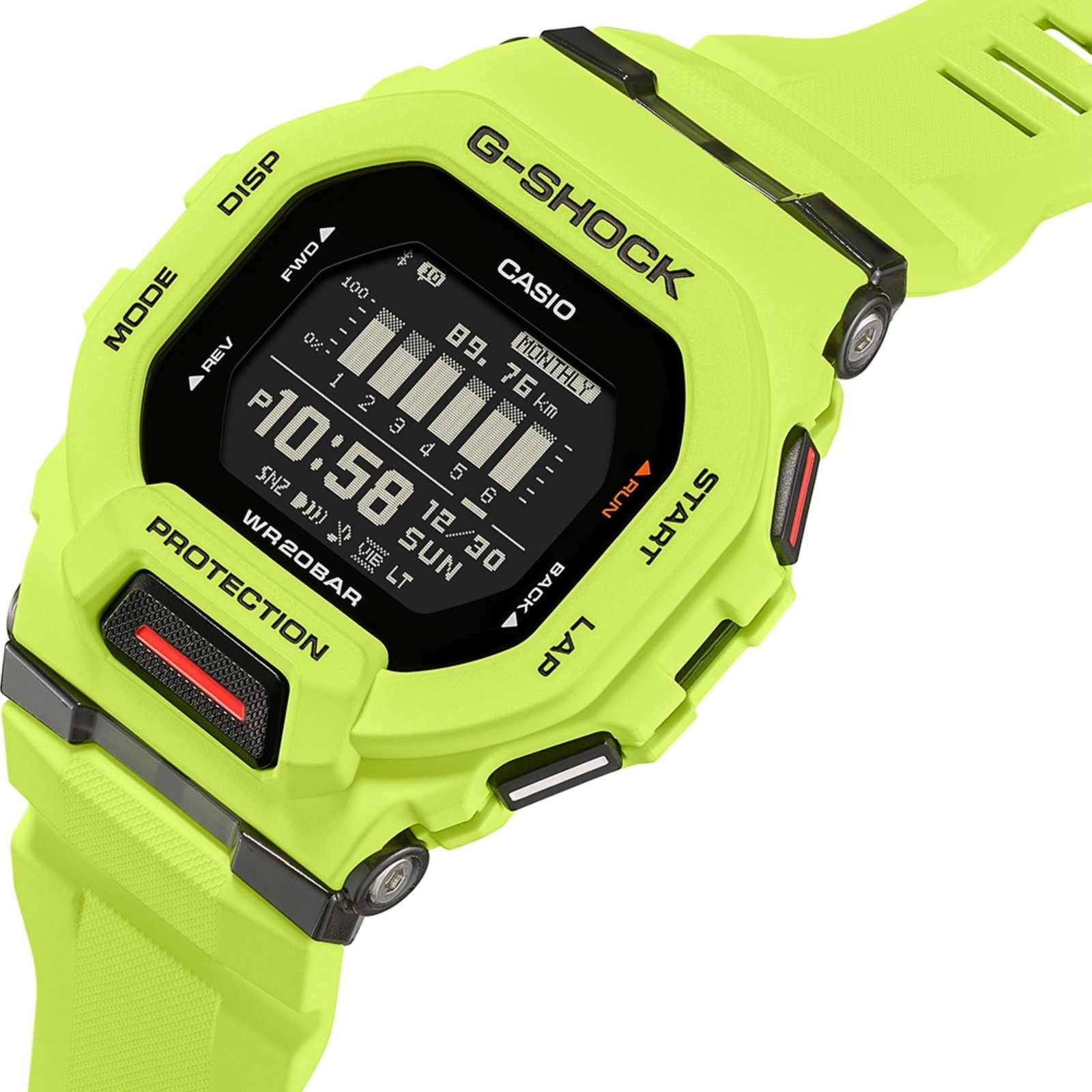 Lime green g shock sale