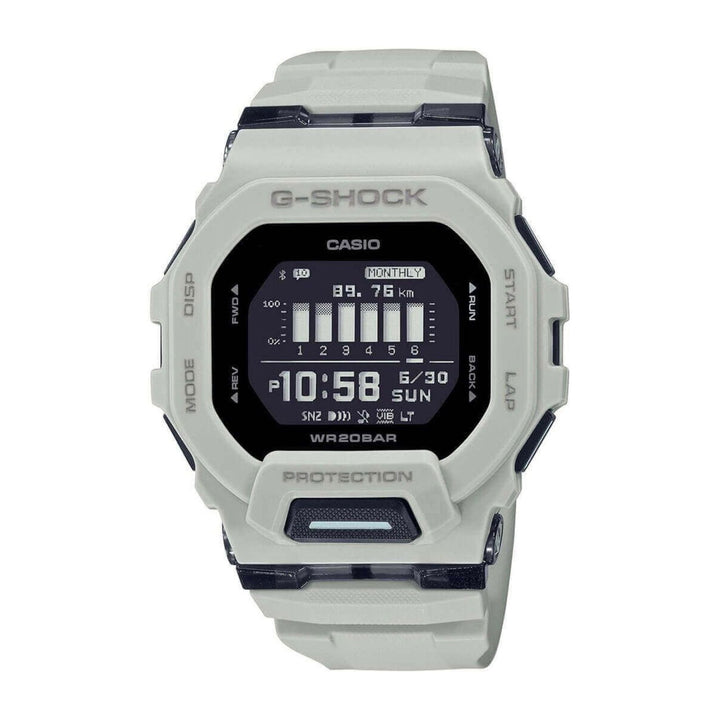 G-Shock GBD-200UU-9ER White G-Squad Multifunction LCD Wristwatch - H S Johnson