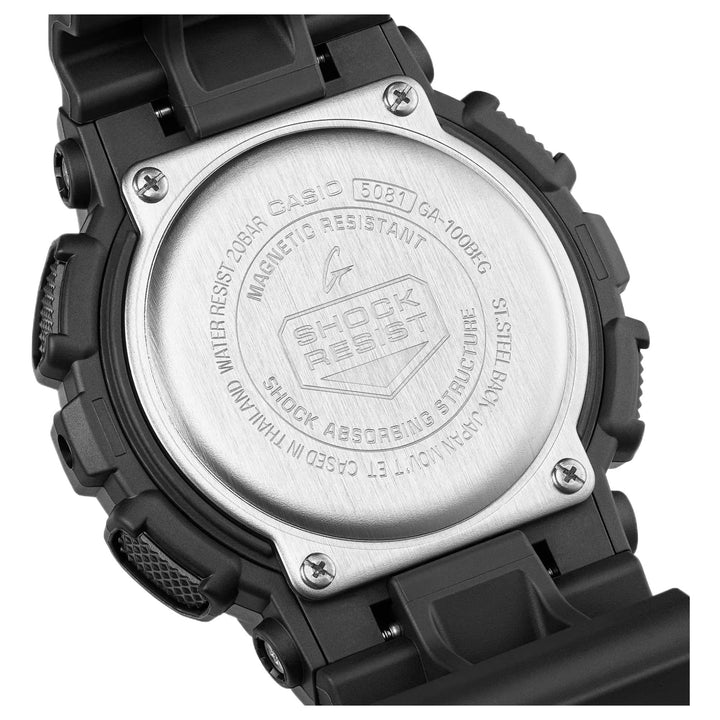 G-Shock GA-100BEG-1AER Black And Electro Green Series Watch