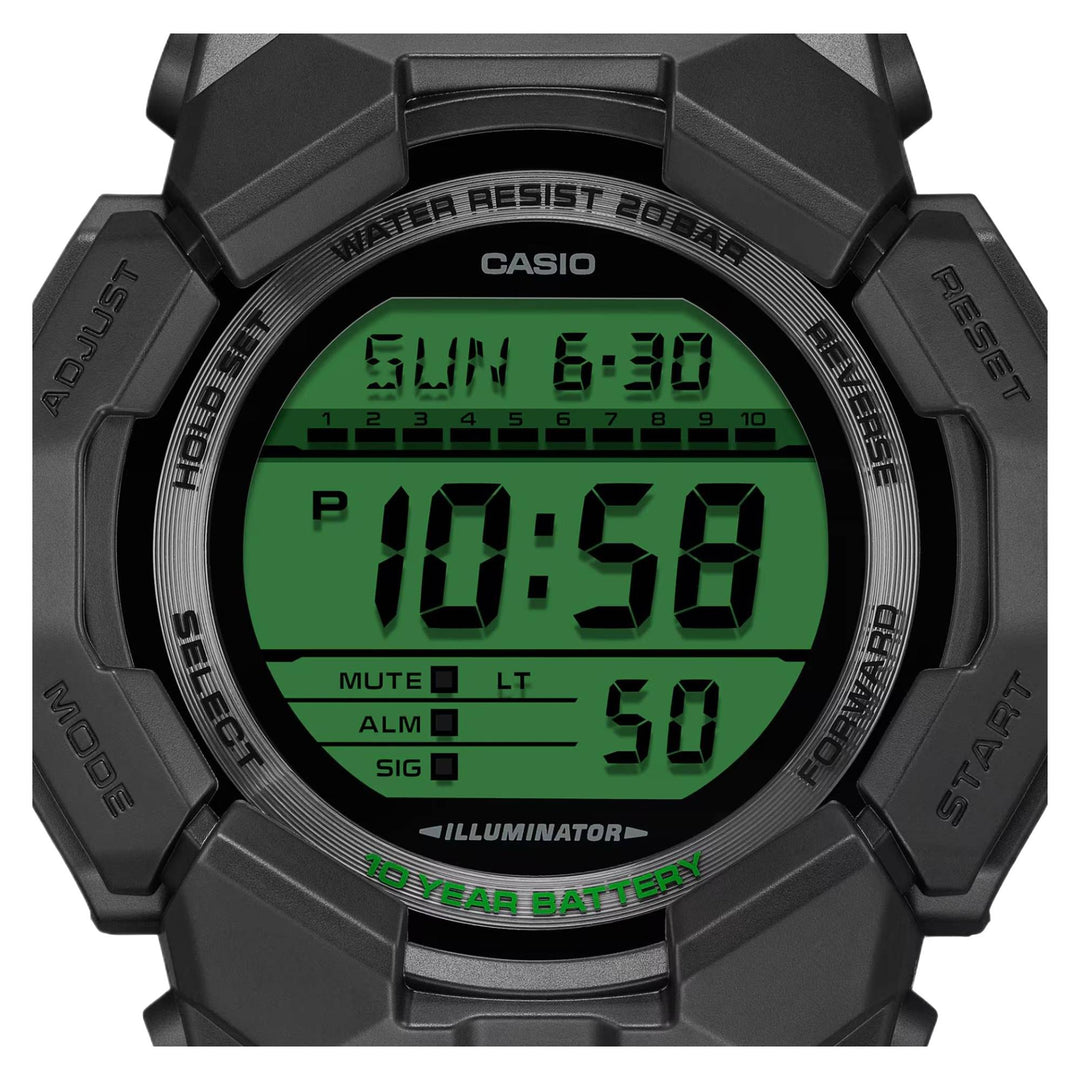 G-Shock GD-010BEG-1ER Black And Electro-Green Series Digital Watch