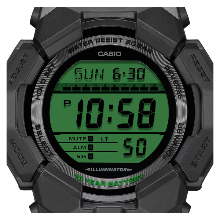 G-Shock GD-010BEG-1ER Black And Electro-Green Series Digital Watch