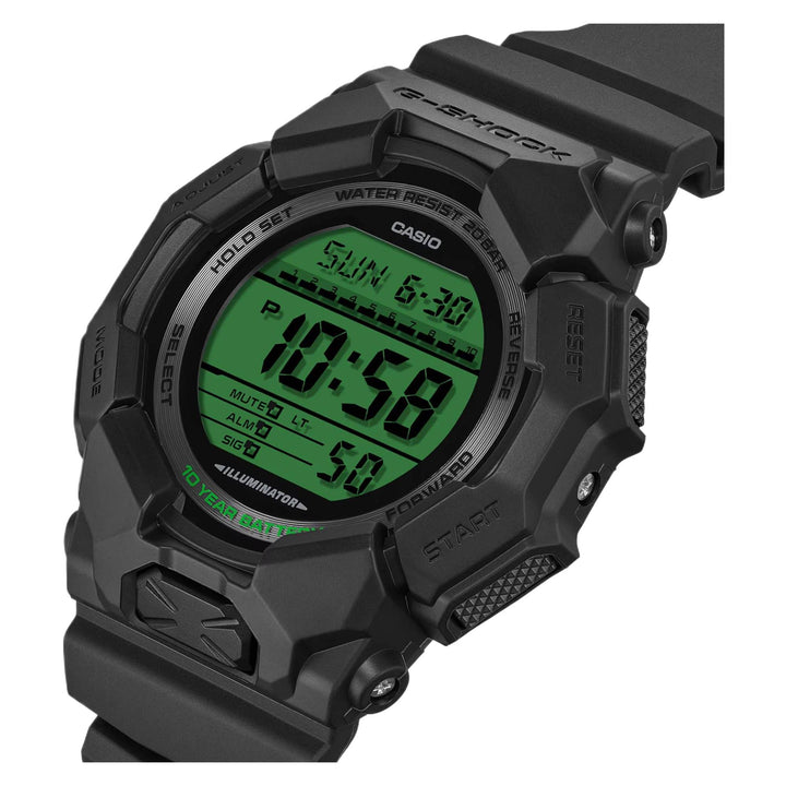 G-Shock GD-010BEG-1ER Black And Electro-Green Series Digital Watch