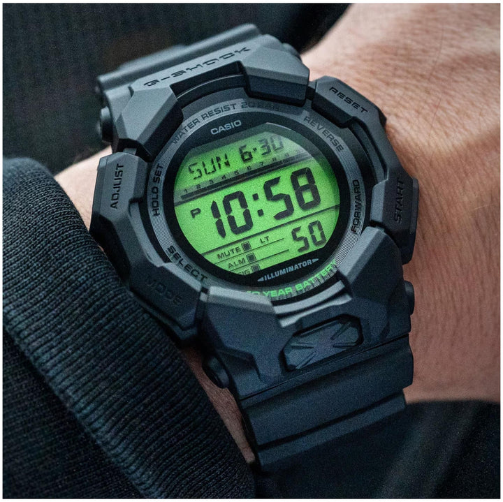 G-Shock GD-010BEG-1ER Black And Electro-Green Series Digital Watch