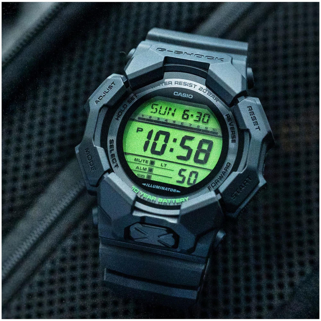 G-Shock GD-010BEG-1ER Black And Electro-Green Series Digital Watch