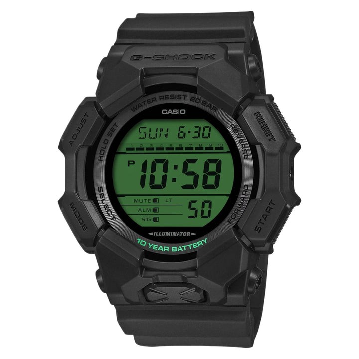 G-Shock GD-010BEG-1ER Black And Electro-Green Series Digital Watch