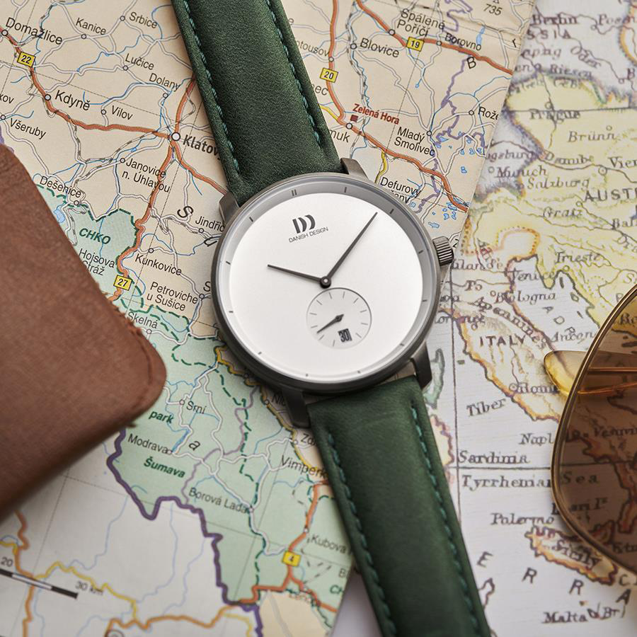 Danish Design IQ28Q1279 Donau Green White Watch
