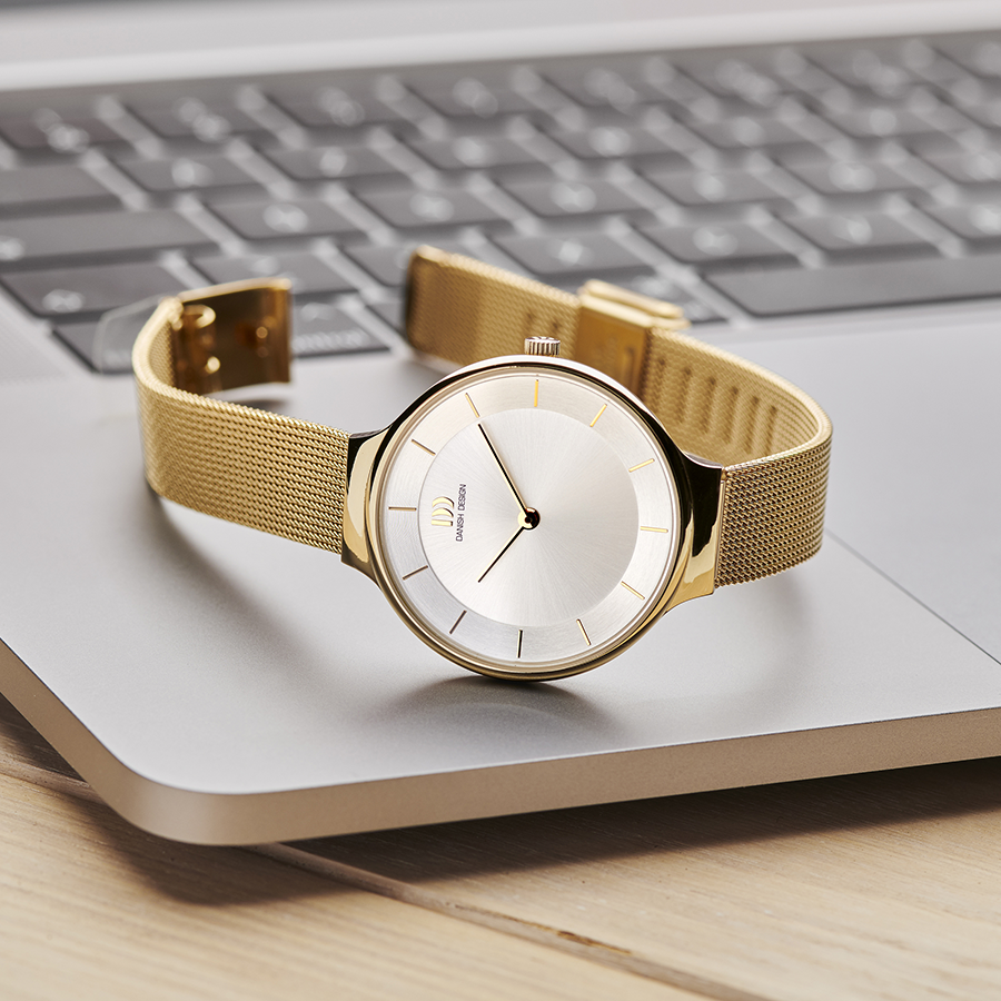 Danish Design IV05Q1272 Georgia Gold Mesh Watch