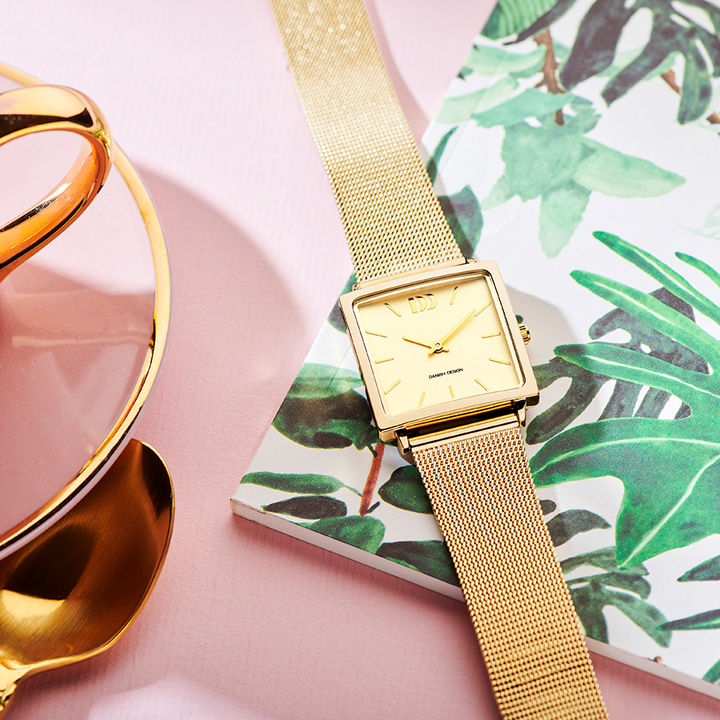 Danish Design IV06Q1248 Miami All Gold Mesh Watch