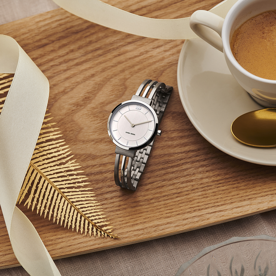 Danish Design IV62Q1277 Tiara Silver Stripe Watch