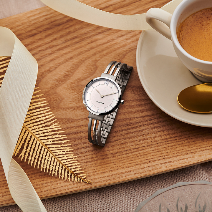 Danish Design IV62Q1277 Tiara Silver Stripe Watch