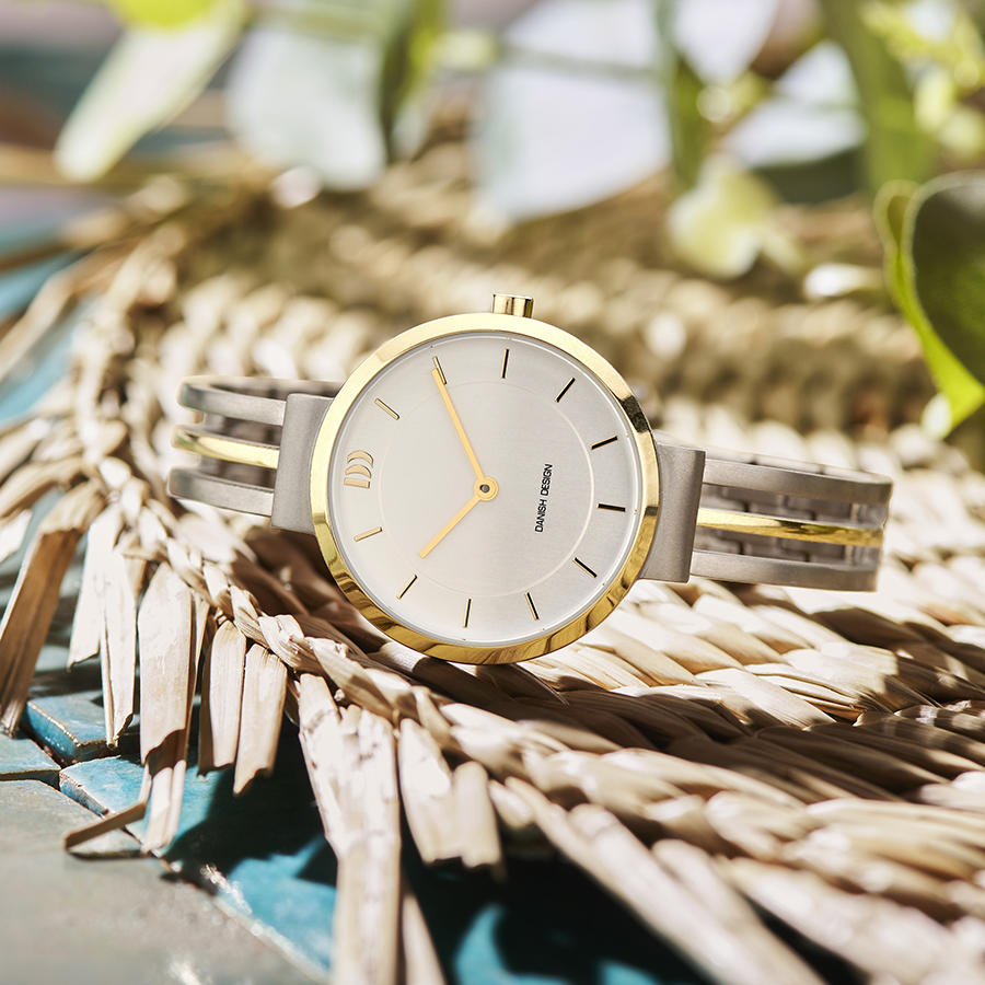 Danish Design IV65Q1277 Tiara Two-tone Stripe Watch