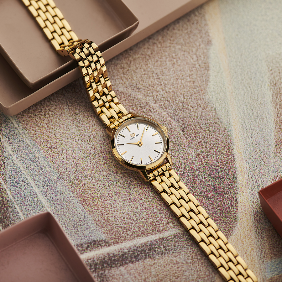 Danish Design IV91Q1268 Akilia Mini Link Gold Watch