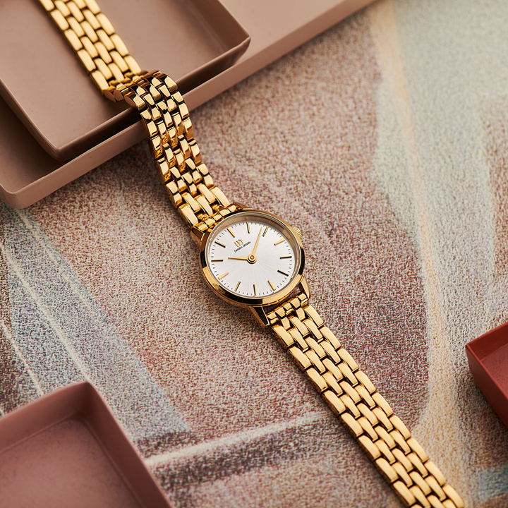 Danish Design IV91Q1268 Akilia Mini Link Gold Watch