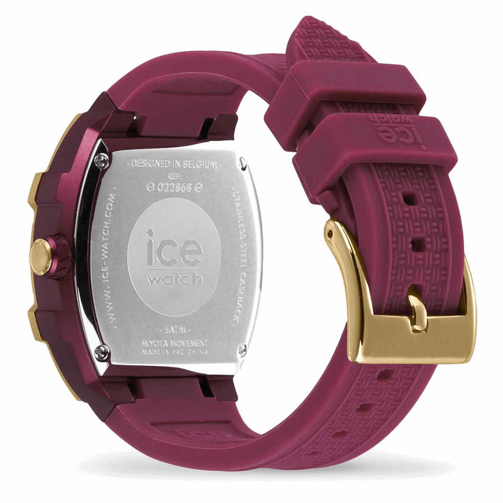 Ice 022868 Boliday Gold Burgundy Wristwatch - H S Johnson