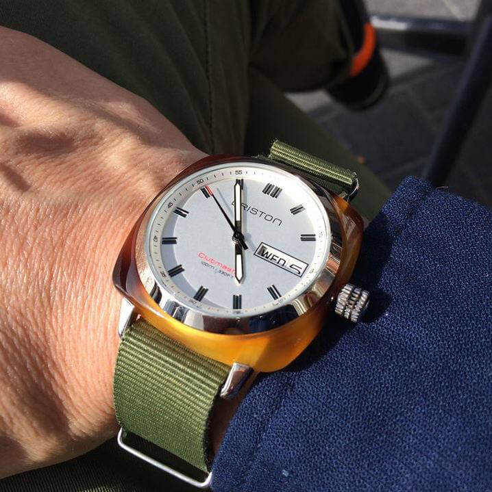 Briston Clubmaster Sport - HMS - Blanc 17342.SA.TS.2.NGA Watch