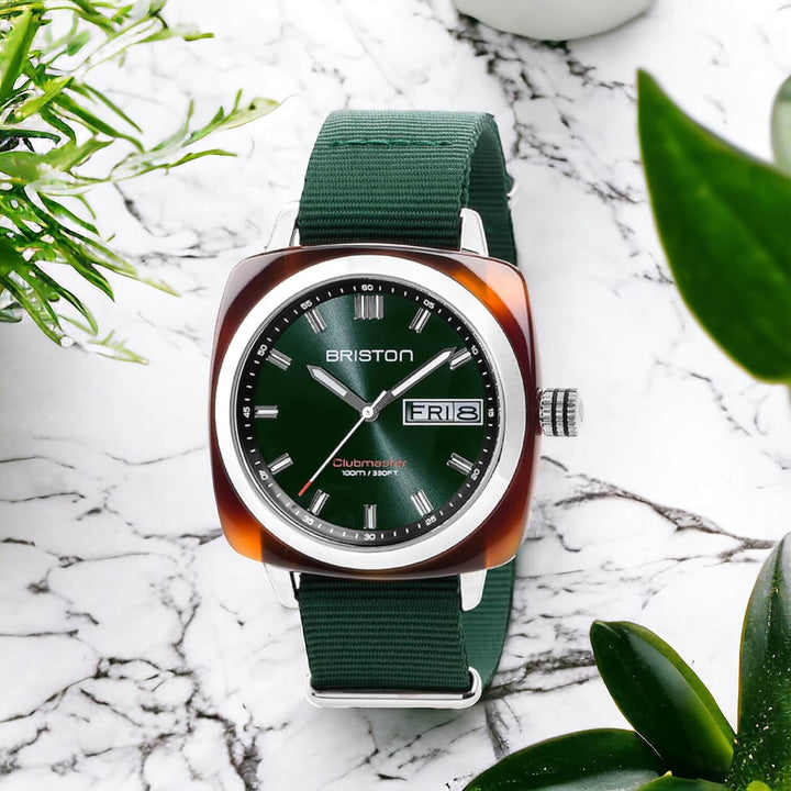 Briston Clubmaster Sport - HMS - Vert anglais 17342.SA.TS.10.NBG Watch