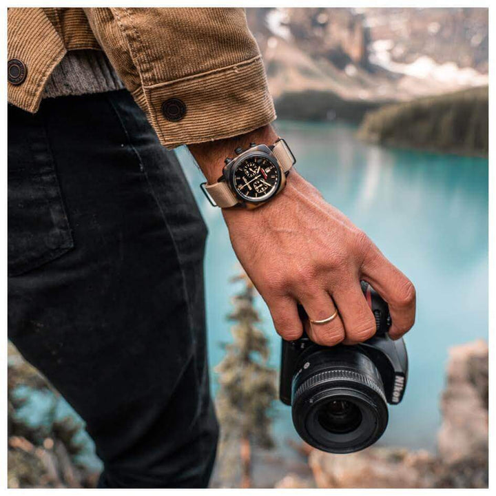 Briston Clubmaster Sport - Chrono - Safari 18142.PBAM.TSS.5.NK Watch