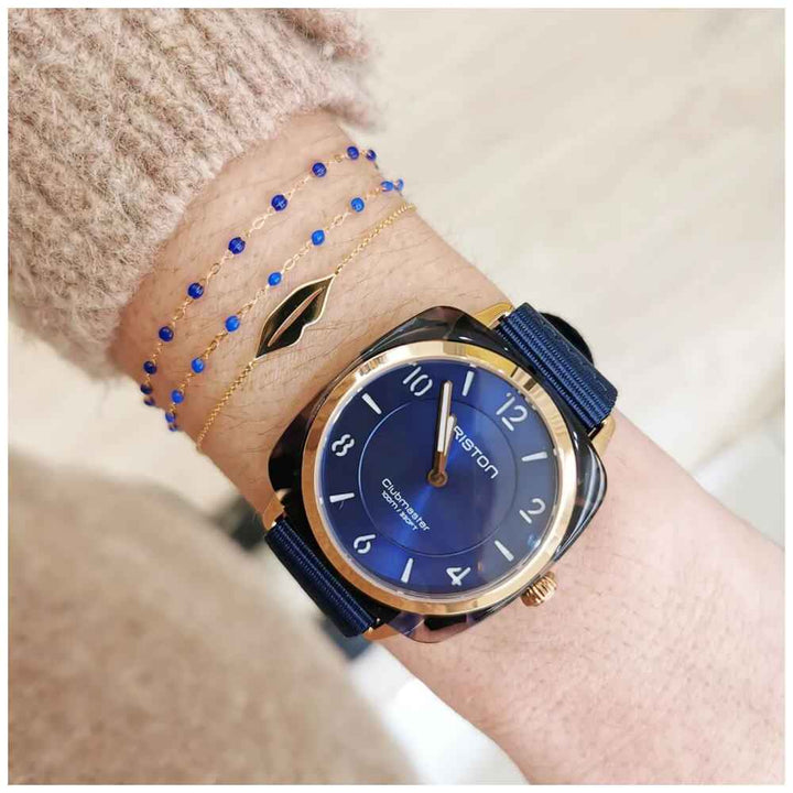 Briston Clubmaster Chic - HM - Gold - Bleu Nuit 21536.PRA.UB.33.NMB Watch