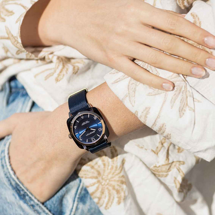 Briston Clubmaster Chic - HM - Bleu Nuit 21536.SA.UB.33.NMB Watch