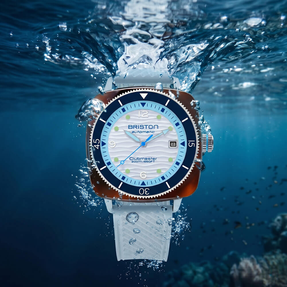 Briston Clubmaster Legend Diver Ocean - Blanc 261740.SA.T.2.FW Watch