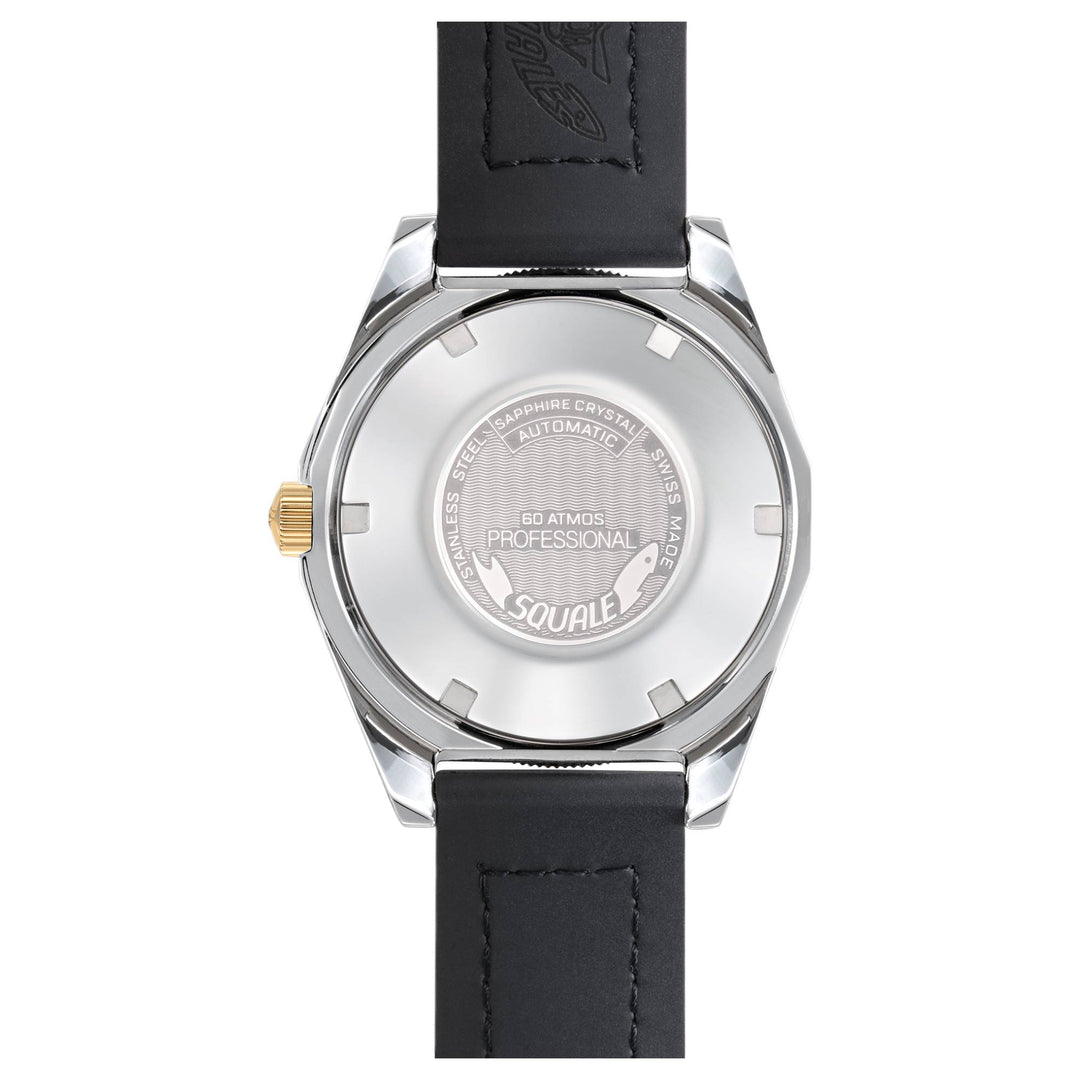 Squale MATICGBKBK.RLOR Matic S Two-Tone HydroLeather Watch