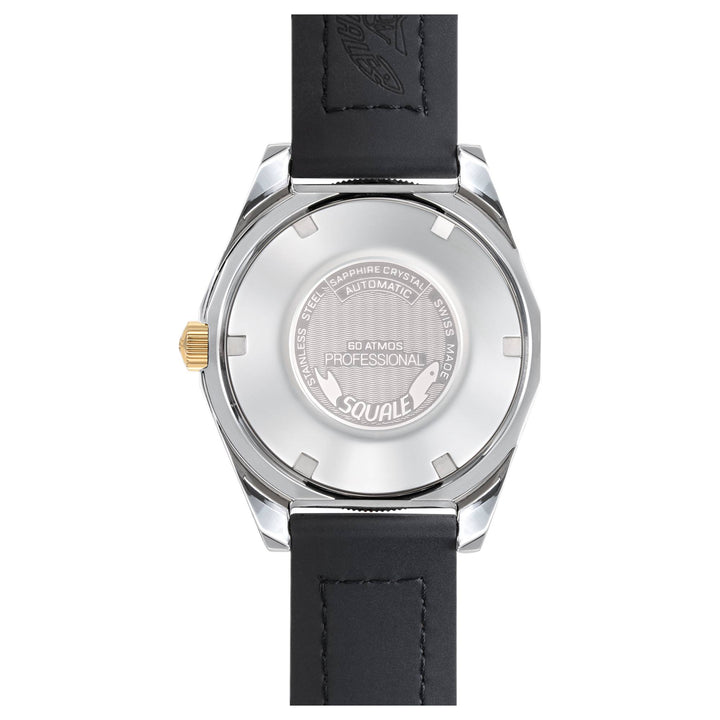 Squale MATICGBKBK.RLOR Matic S Two-Tone HydroLeather Watch
