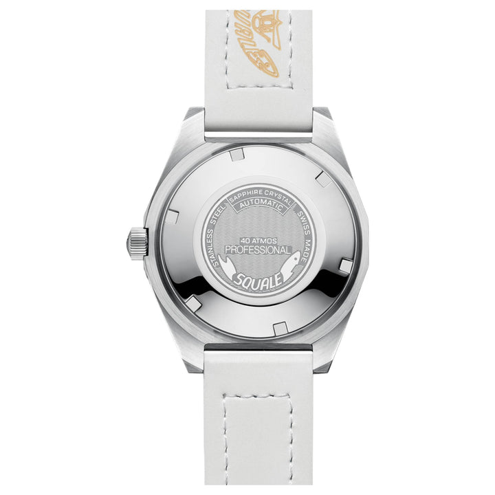 Squale MATICLBWLB.RLWLB Matic S Light Blue HydroLeather Watch