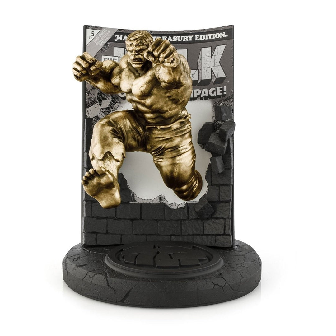 Marvel By Royal Selangor 0179018E Limited Edition Gilt Hulk Marvel Treasury Edition Figurine - H S Johnson