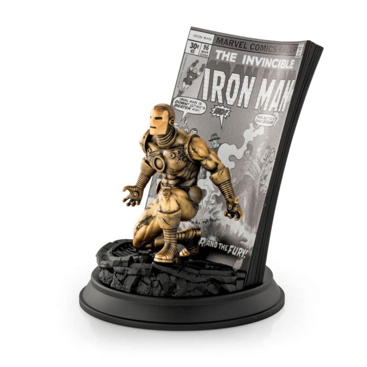 Marvel By Royal Selangor 0179019E Limited Edition Gilt The Invincible Iron Man Figurine - H S Johnson
