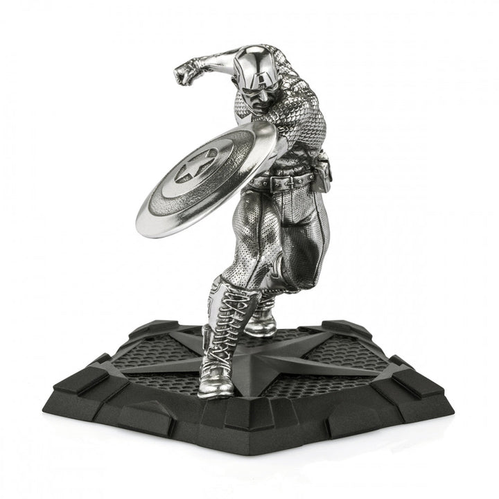Marvel By Royal Selangor 017939R Captain America First Avenger Figurine - H S Johnson