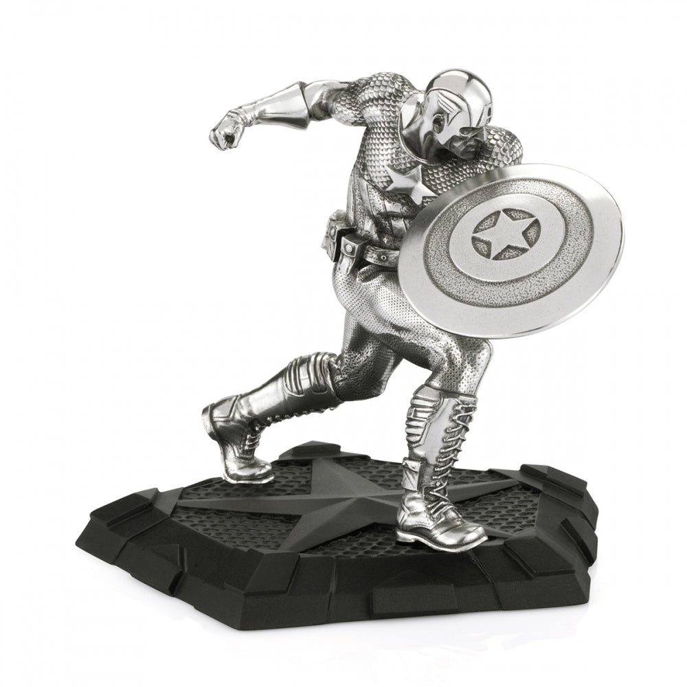 Marvel By Royal Selangor 017939R Captain America First Avenger Figurine - H S Johnson