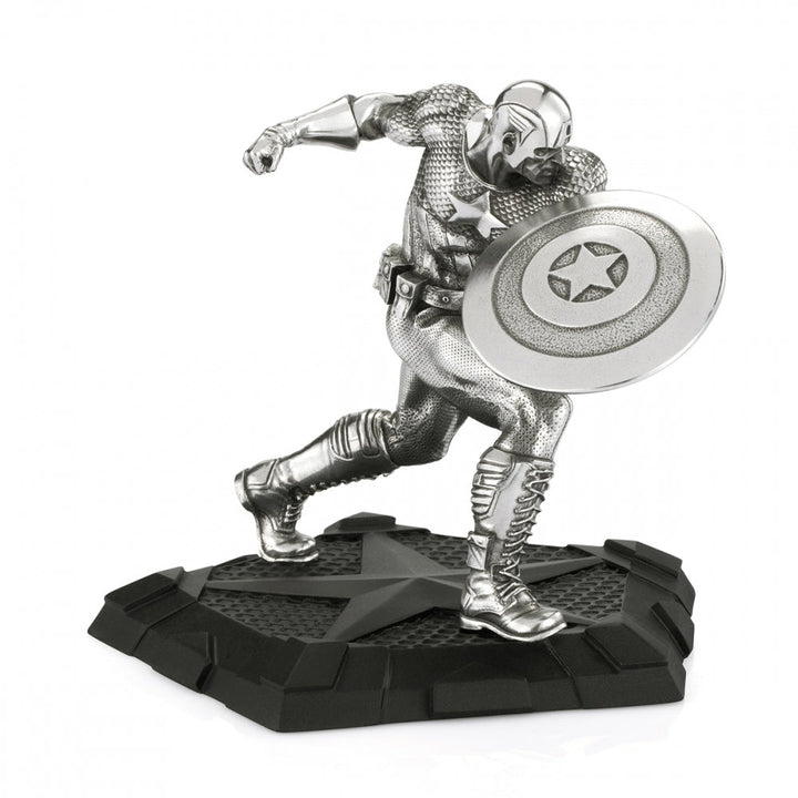 Marvel By Royal Selangor 017939R Captain America First Avenger Figurine - H S Johnson