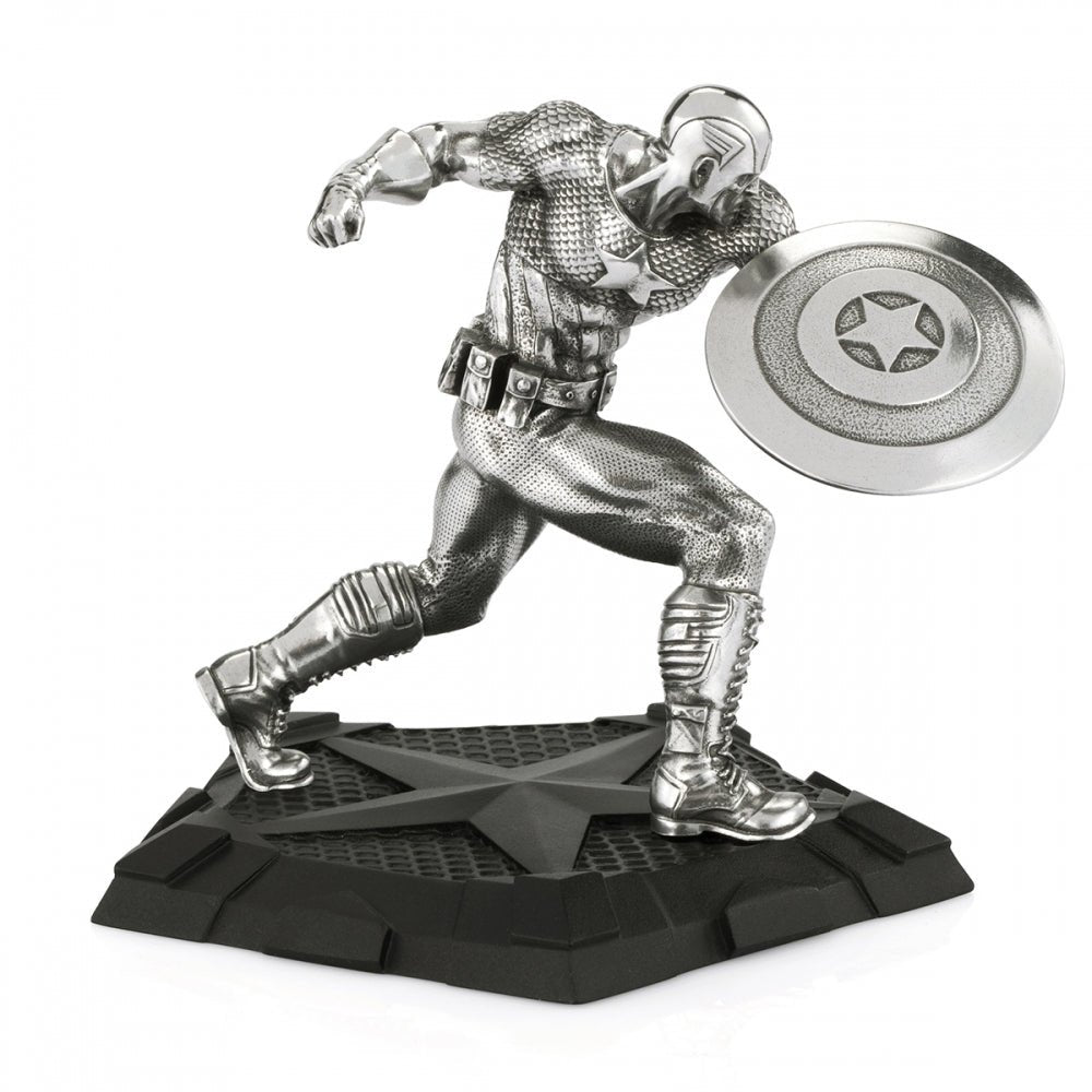 Marvel By Royal Selangor 017939R Captain America First Avenger Figurine - H S Johnson