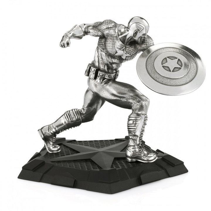 Marvel By Royal Selangor 017939R Captain America First Avenger Figurine - H S Johnson