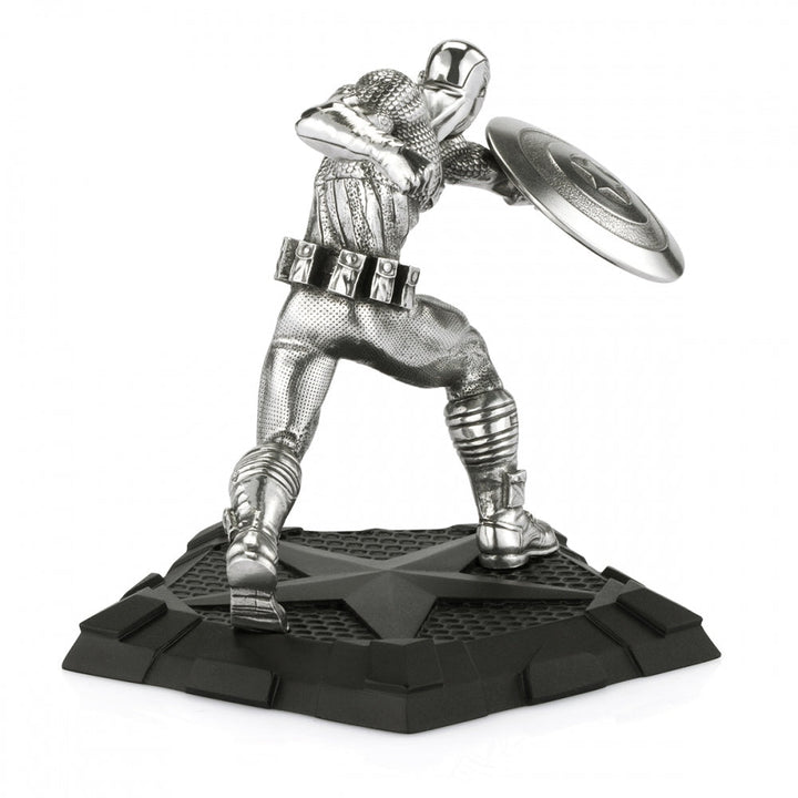 Marvel By Royal Selangor 017939R Captain America First Avenger Figurine - H S Johnson