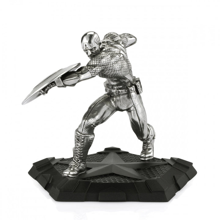 Marvel By Royal Selangor 017939R Captain America First Avenger Figurine - H S Johnson
