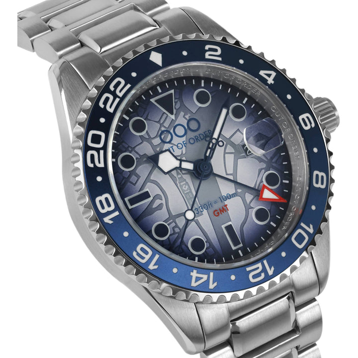 Out Of Order 001-19.LO.SS London GMT Ultra Brushed - Big Ben Watch