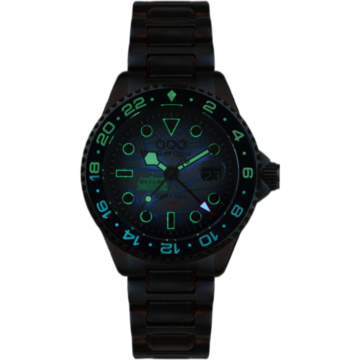 Out Of Order 001-19.LO London GMT Ultra Distressed - Buckingham Palace Watch