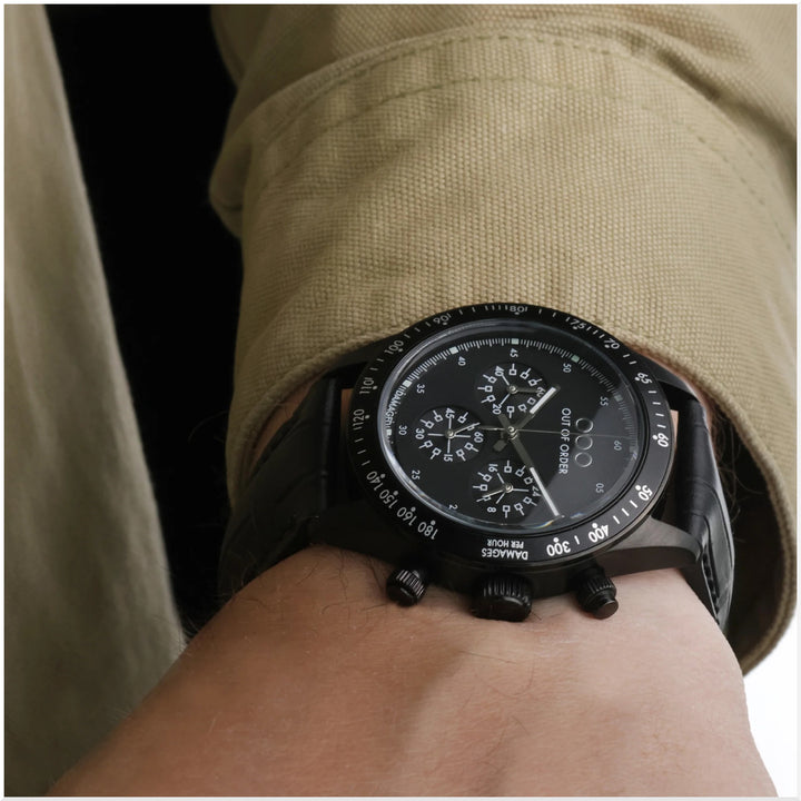 Out Of Order 001-30.PVD Night Ops Super-vintage Chrono Watch