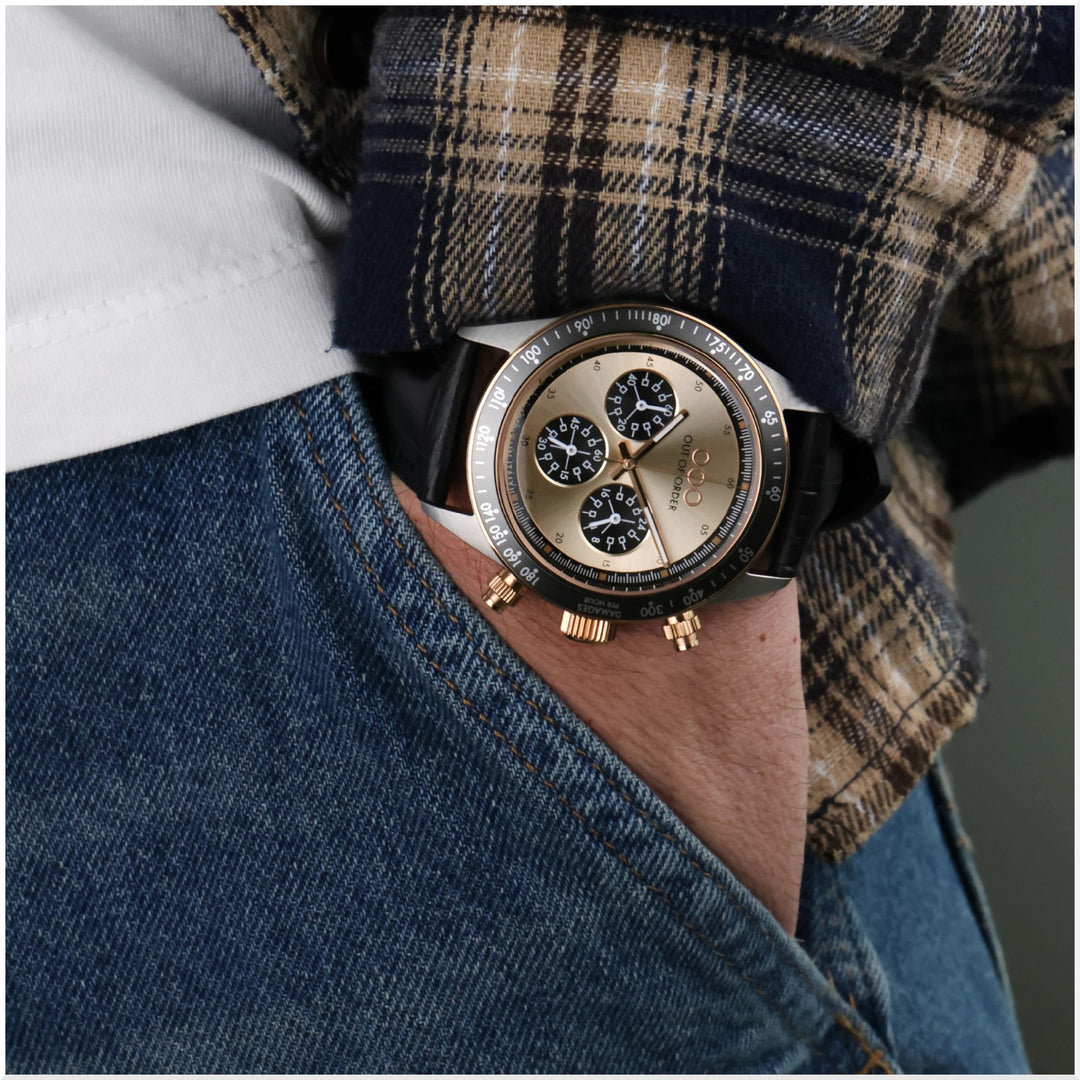Out Of Order 001-30.NE.RG Desert Rose Super-vintage Chrono Watch